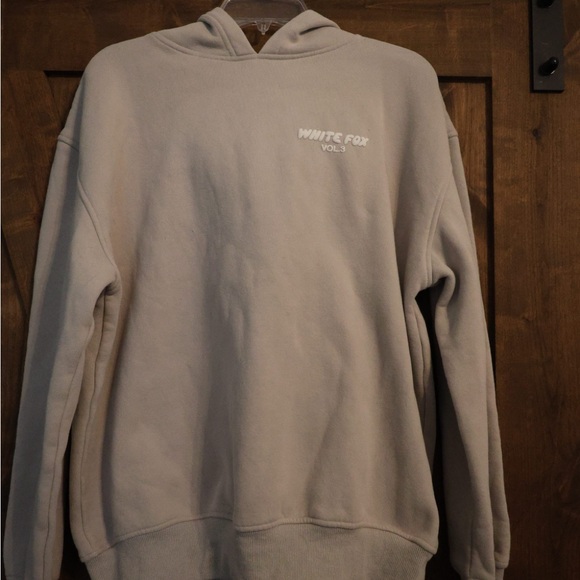 White Fox Boutique Gray Track Pants & Hoodie Set - Picture 2 of 11